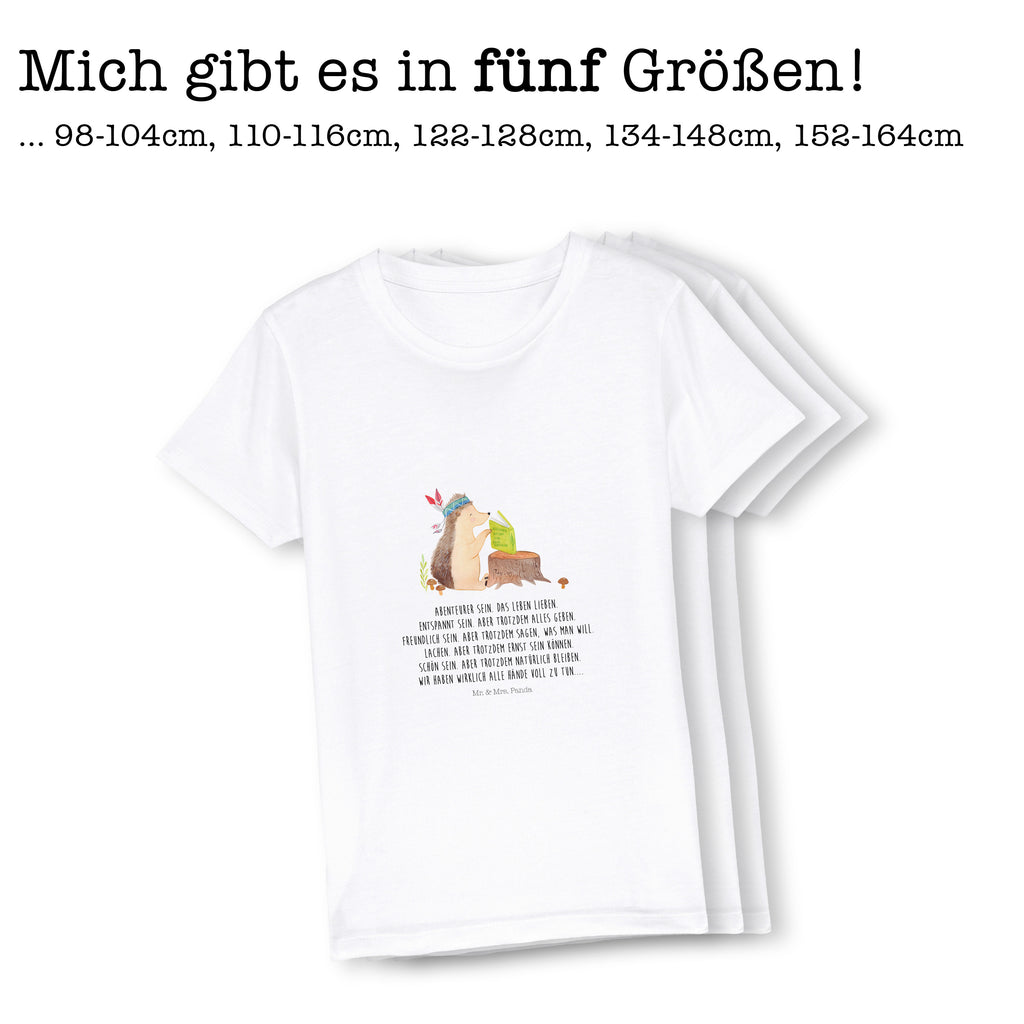 Organic Kinder T-Shirt Igel Indianer Kinder T-Shirt, Kinder T-Shirt Mädchen, Kinder T-Shirt Jungen, Waldtiere, Tiere, Igel, Indianer, Abenteuer, Lagerfeuer, Camping