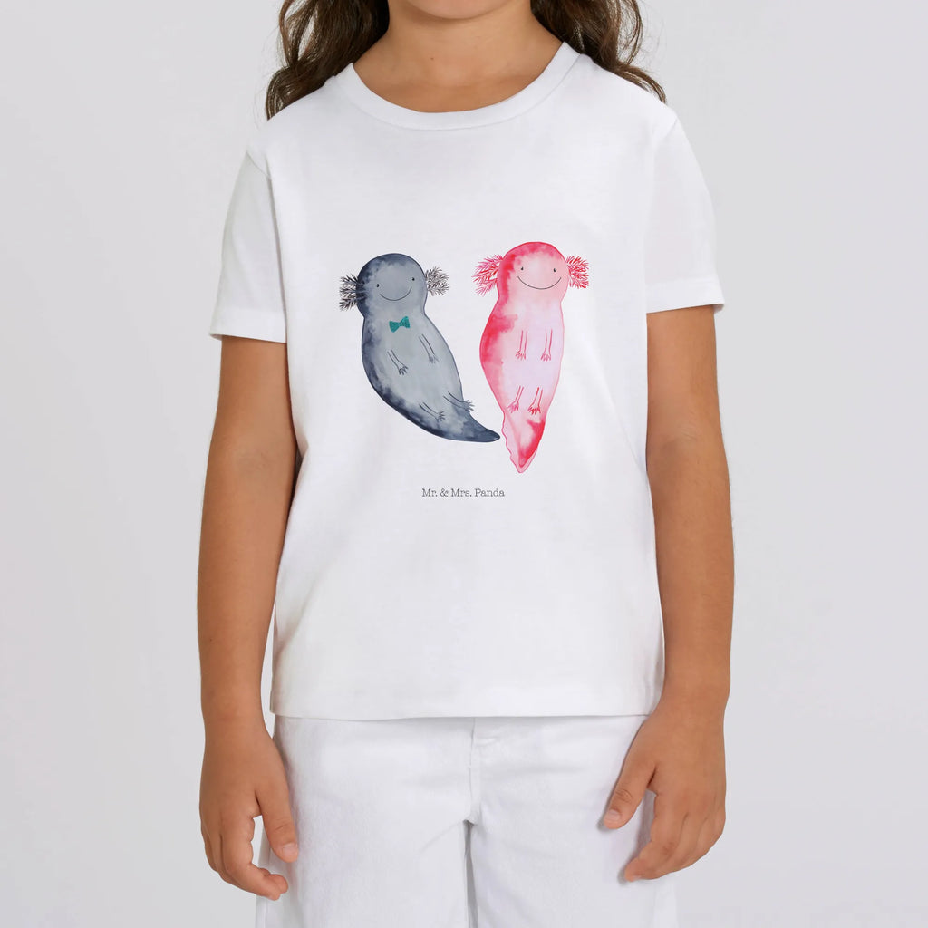 Organic Kinder T-Shirt Axolotl Freundin Kinder T-Shirt, Kinder T-Shirt Mädchen, Kinder T-Shirt Jungen, Axolotl, Molch, Axolot, Schwanzlurch, Lurch, Lurche, Liebe, große Liebe, Liebesbeweis, Freund, Verlobter, Ehemann, Jahrestag, Valentinstag