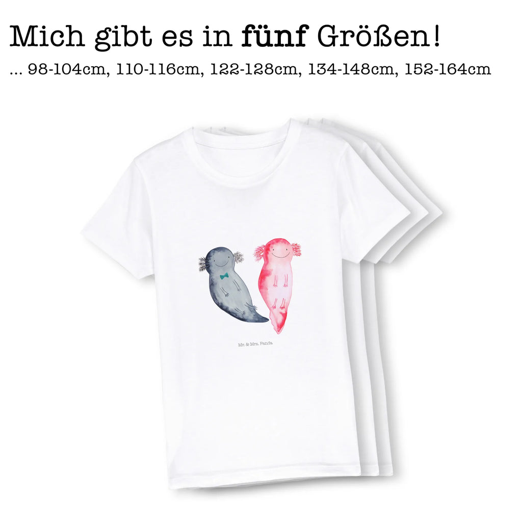 Organic Kinder T-Shirt Axolotl Freundin Kinder T-Shirt, Kinder T-Shirt Mädchen, Kinder T-Shirt Jungen, Axolotl, Molch, Axolot, Schwanzlurch, Lurch, Lurche, Liebe, große Liebe, Liebesbeweis, Freund, Verlobter, Ehemann, Jahrestag, Valentinstag