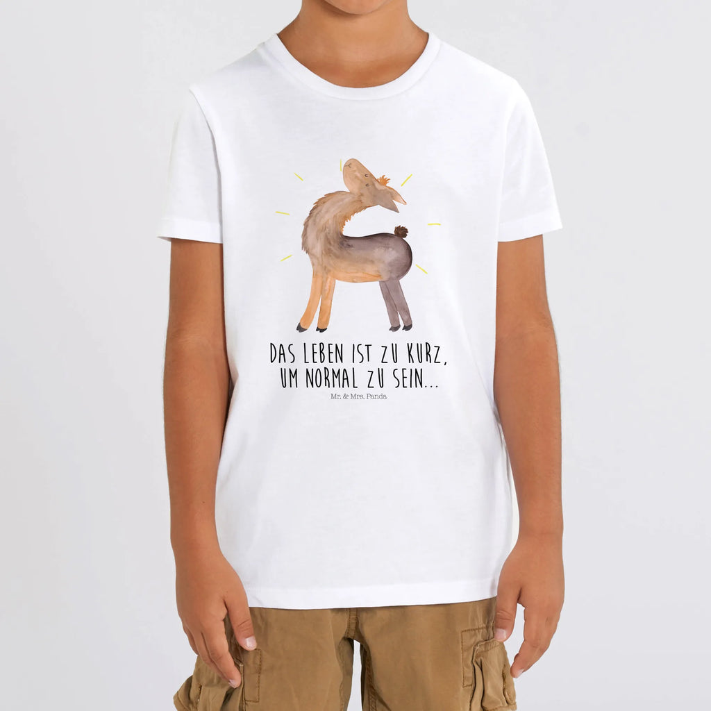 Organic Kinder T-Shirt Lama stolz Kinder T-Shirt, Kinder T-Shirt Mädchen, Kinder T-Shirt Jungen, Lama, Alpaka, Lamas, Außenseiter, Anders, Neustart, stolz, Hippie, Freundin, Freundinnen, beste Freundin, Kumpel, Familie, Family