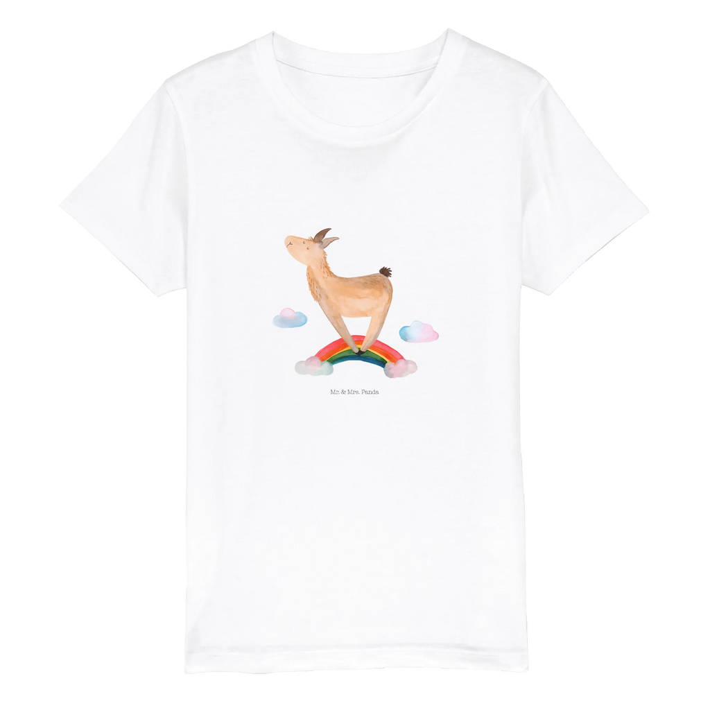 Organic Kinder T-Shirt Lama Regenbogen Kinder T-Shirt, Kinder T-Shirt Mädchen, Kinder T-Shirt Jungen, Lama, Alpaka, Lamas, Regenbogen, Haters gonna hate, Haters, Selbstständig, Außenseiter, Schule, Abi, Hobby, Wolkenland, Freiheit