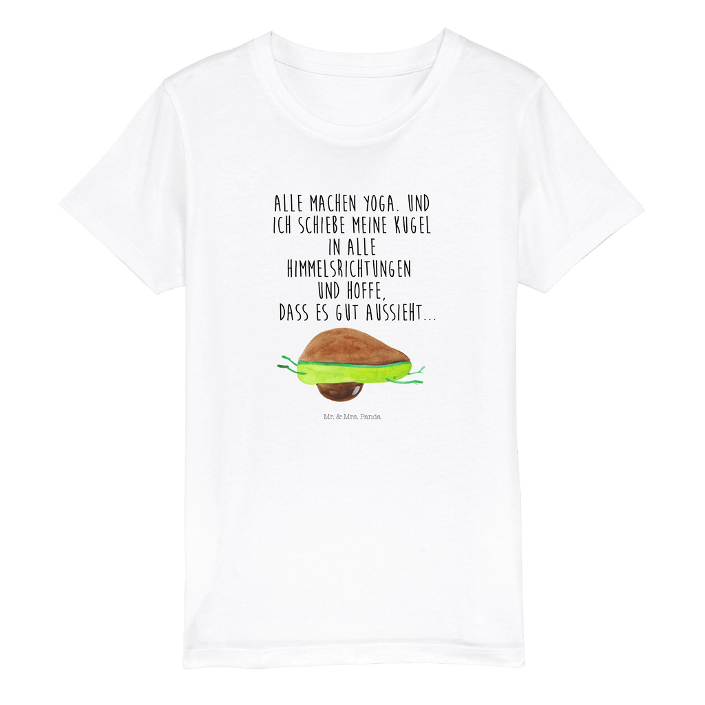 Organic Kinder T-Shirt Avocado Yoga Kinder T-Shirt, Kinder T-Shirt Mädchen, Kinder T-Shirt Jungen, Avocado, Veggie, Vegan, Gesund, Avocado Yoga Vegan