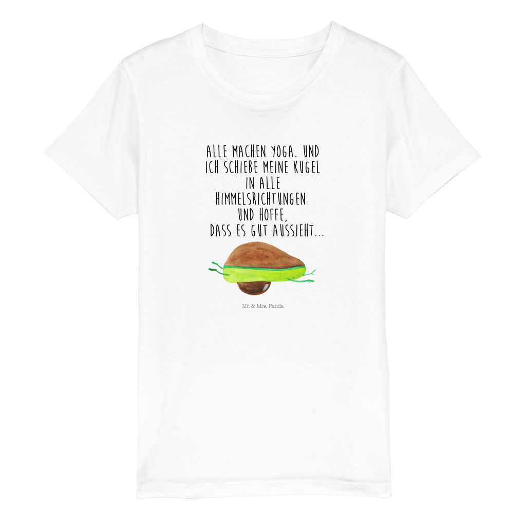 Organic Kinder T-Shirt Avocado Yoga Kinder T-Shirt, Kinder T-Shirt Mädchen, Kinder T-Shirt Jungen, Avocado, Veggie, Vegan, Gesund, Avocado Yoga Vegan