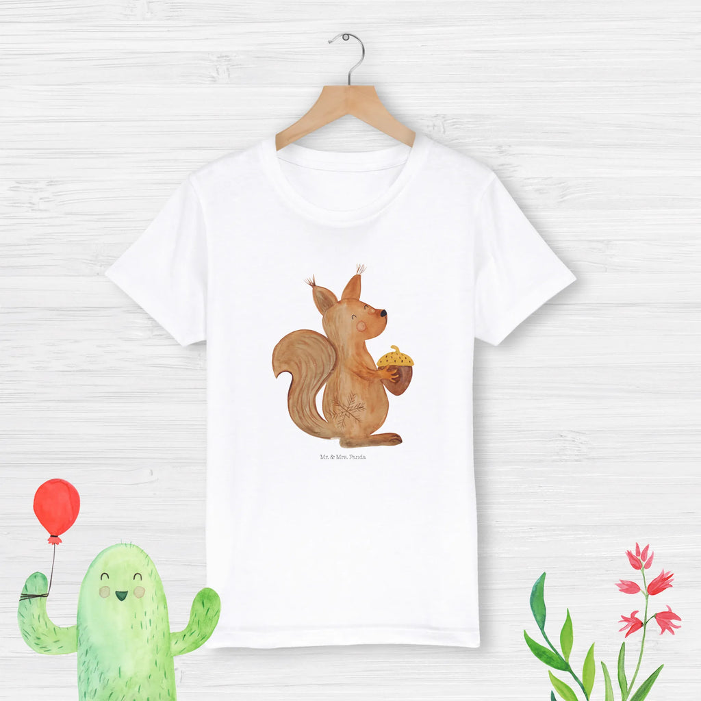 Organic Kinder T-Shirt Eichhörnchen Weihnachtszeit Kinder T-Shirt, Kinder T-Shirt Mädchen, Kinder T-Shirt Jungen, Winter, Weihnachten, Weihnachtsdeko, Nikolaus, Advent, Heiligabend, Wintermotiv, Frohe Weihnachten, Frohes neues Jahr, Guten Rutsch, Weihnachtsmotiv, Weihnachtsgruß, Neujahr, Vogel