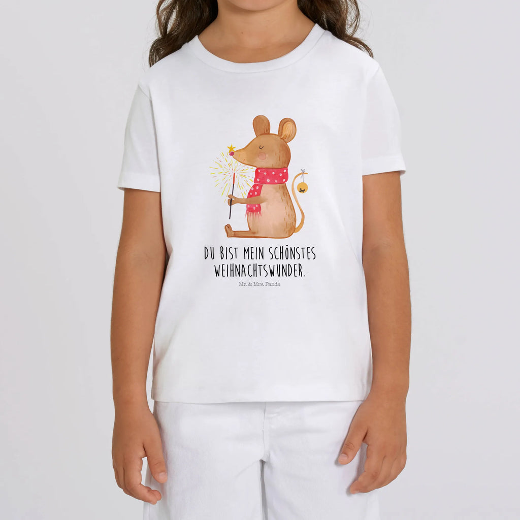 Organic Kinder T-Shirt Weihnachtsmaus Kinder T-Shirt, Kinder T-Shirt Mädchen, Kinder T-Shirt Jungen, Winter, Weihnachten, Weihnachtsdeko, Nikolaus, Advent, Heiligabend, Wintermotiv, Frohe Weihnachten, Weihnachtsgruß, Weihnachtsmotiv, Maus, Mäuschen, Weihnachtswunder