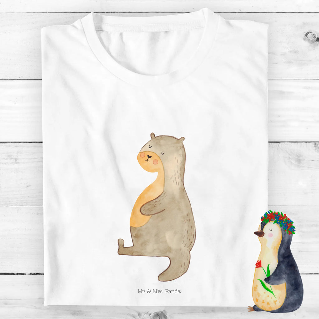 Organic Kinder T-Shirt Otter Bauch Kinder T-Shirt, Kinder T-Shirt Mädchen, Kinder T-Shirt Jungen, Otter, Fischotter, Seeotter, Otter Seeotter See Otter