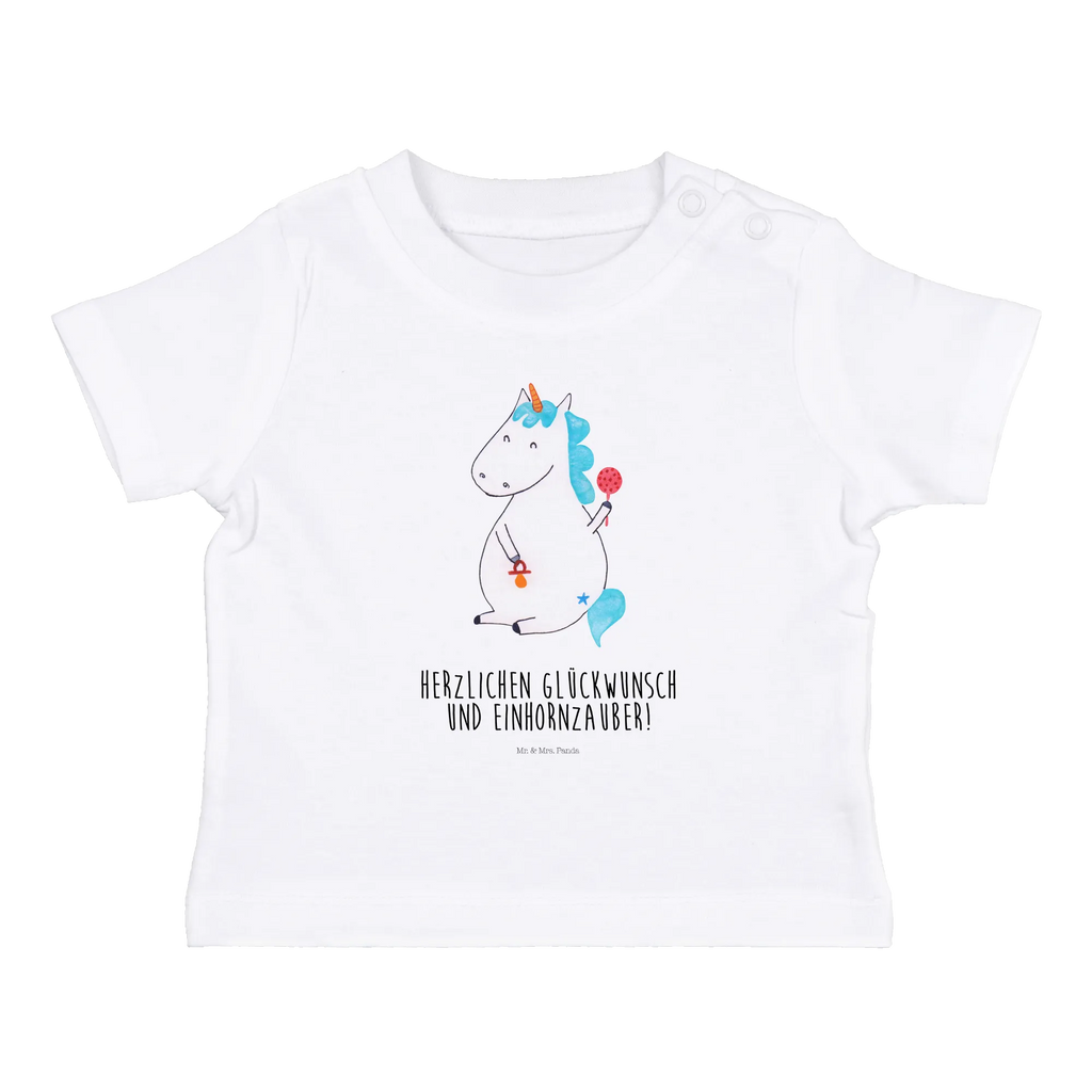 Organic Baby Shirt Einhorn Baby Baby T-Shirt, Jungen Baby T-Shirt, Mädchen Baby T-Shirt, Shirt, Einhorn, Einhörner, Einhorn Deko, Unicorn, Mutter, Geburt, Geburtstag, erstes Kind, Baby, Babyglück, Nachwuchs, Eltern, Party, Kind, Schnuller