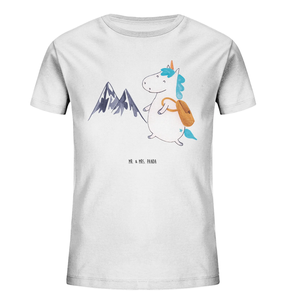 Organic Kinder T-Shirt Einhorn Bergsteiger Kinder T-Shirt, Kinder T-Shirt Mädchen, Kinder T-Shirt Jungen, Einhorn, Einhörner, Einhorn Deko, Unicorn, Bergsteiger, Abenteuer, Berge, Abenteurer, Weltenbummler, Weltreise, Reisen, Urlaub, Entdecker