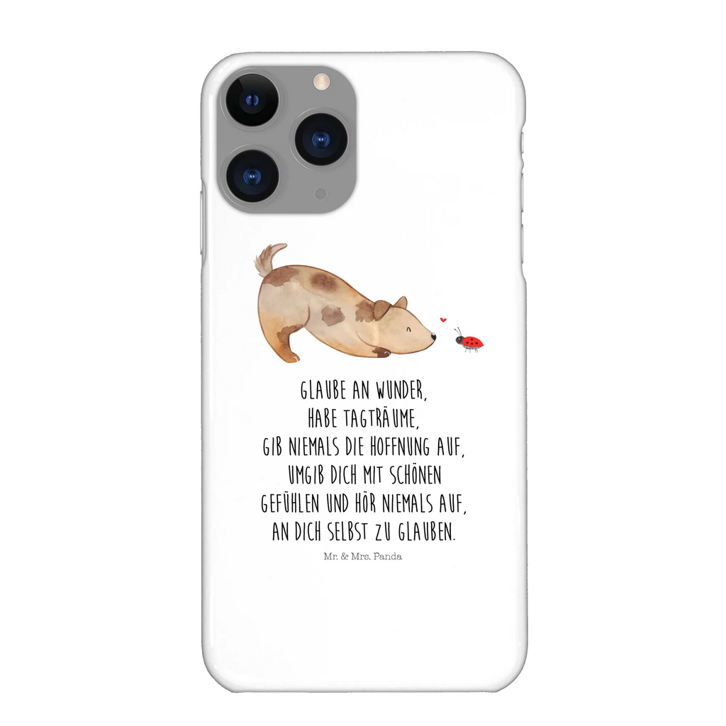 Handyhülle Hund Marienkäfer Handyhülle, Handycover, Cover, Handy, Hülle, Iphone 10, Iphone X, Hund, Hundemotiv, Haustier, Hunderasse, Tierliebhaber, Hundebesitzer, Sprüche, Hunde, Hundespruch, Marienkäfer, Mischling, Mischlinghund