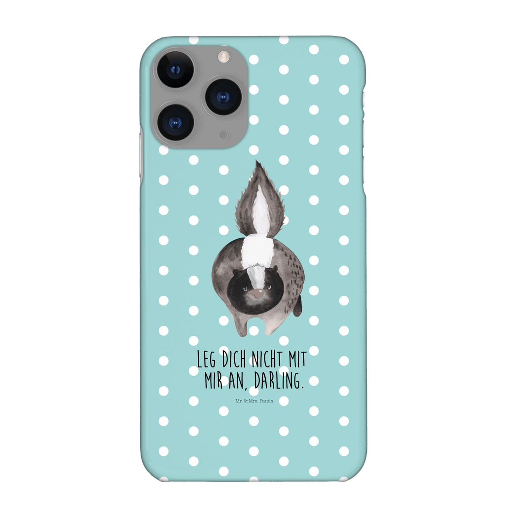 Handyhülle Stinktier Angriff Samsung Galaxy S9, Handyhülle, Smartphone Hülle, Handy Case, Handycover, Hülle, Stinktier, Skunk, Wildtier, Raubtier, Stinker, Stinki, wütend, Drohung