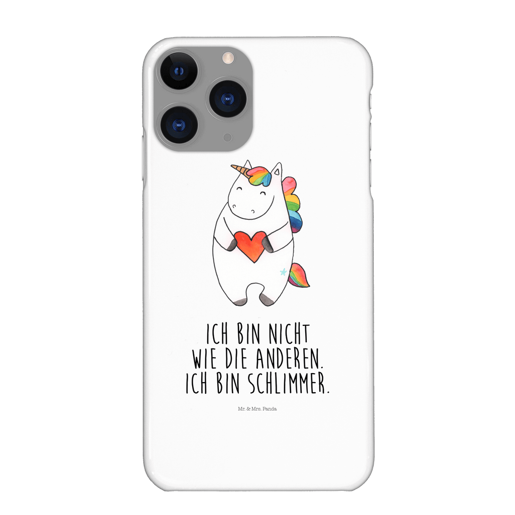 Handyhülle Einhorn Herz Iphone 11 Pro Handyhülle, Iphone 11 Pro, Handyhülle, Premium Kunststoff, Einhorn, Einhörner, Einhorn Deko, Pegasus, Unicorn, Herz, schlimm, böse, witzig, lustig, Freundin, anders, bunt