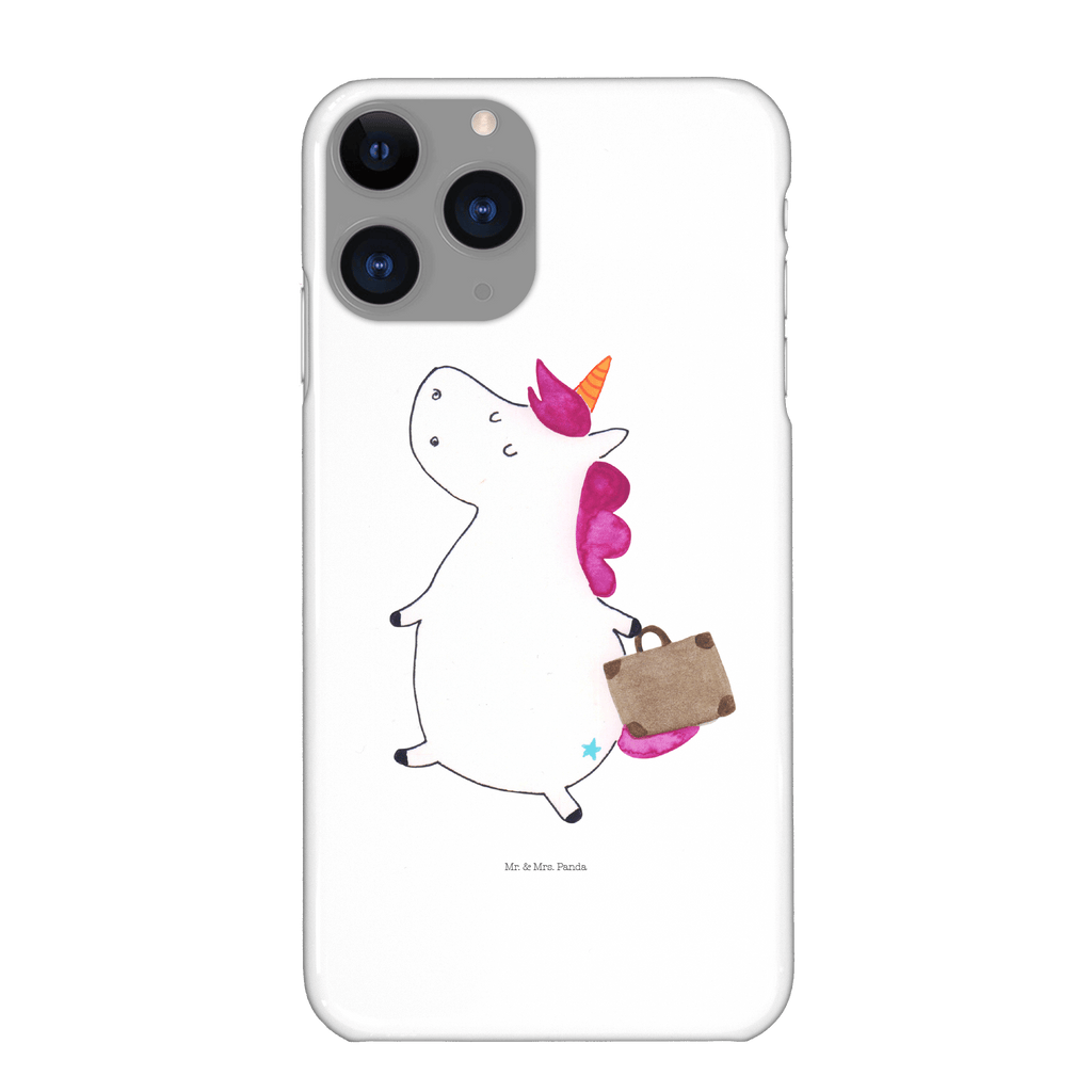 Handyhülle Einhorn Koffer Iphone XR Handyhülle, Iphone XR, Handyhülle, Premium Kunststoff, Einhorn, Einhörner, Einhorn Deko, Pegasus, Unicorn, unicorn, Koffer, Verreisen, Reise, Gepäck, Abenteuer, Erwachsen, Kind, albern, Spaß, lustig, witzig