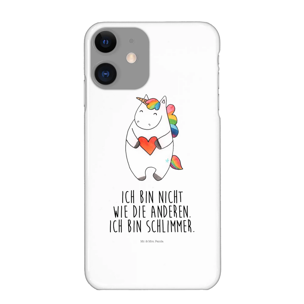 Handyhülle Einhorn Herz Handyhülle, Handycover, Cover, Handy, Hülle, Iphone 10, Iphone X, Einhorn, Einhörner, Einhorn Deko, Unicorn, Herz, schlimm, böse, witzig, lustig, Freundin, anders, bunt