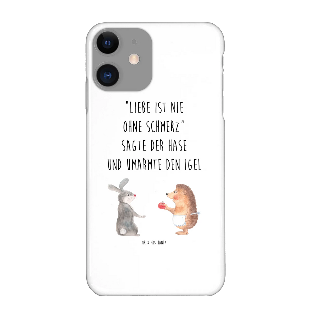 Handyhülle Hase Igel Handyhülle, Handycover, Cover, Handy, Hülle, Iphone 10, Iphone X, Tiermotive, Gute Laune, lustige Sprüche, Tiere, Igel und Hase, Igel, Hase, Liebe Spruch, Liebeskummer Geschenk, Herzschmerz, Trösten, Trennungsschmerz, Spruch romantisch