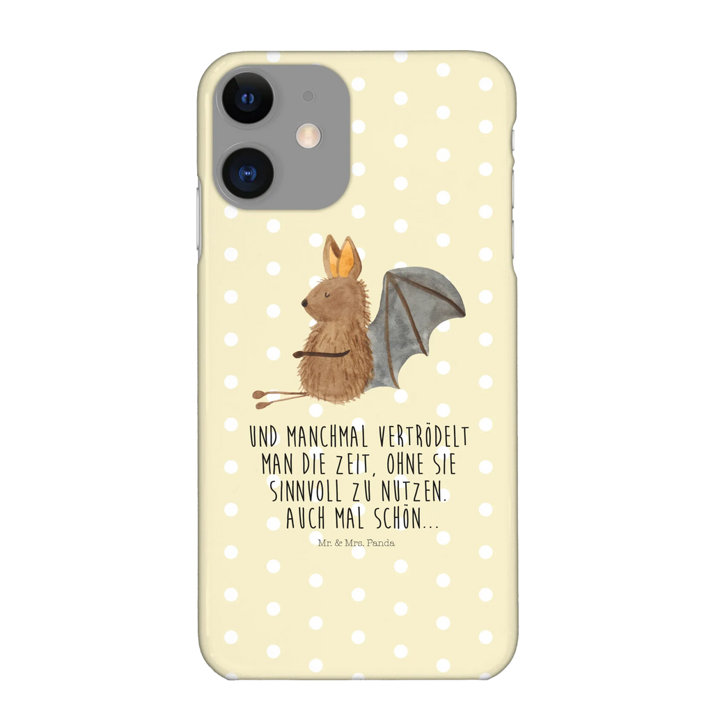 Handyhülle Fledermaus Sitzen Handyhülle, Handycover, Cover, Handy, Hülle, Iphone 10, Iphone X, Tiermotive, Gute Laune, lustige Sprüche, Tiere, Fledermaus, Fledermäuse, Motivation, entspannen