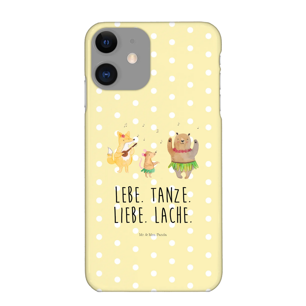 Handyhülle Waldtiere Aloha Handyhülle, Handycover, Cover, Handy, Hülle, Iphone 10, Iphone X, Tiermotive, Gute Laune, lustige Sprüche, Tiere, Wald, Waldtiere, Musik, Aloha, Bär, Hase, Igel, Tanzen, Leben, Lachen