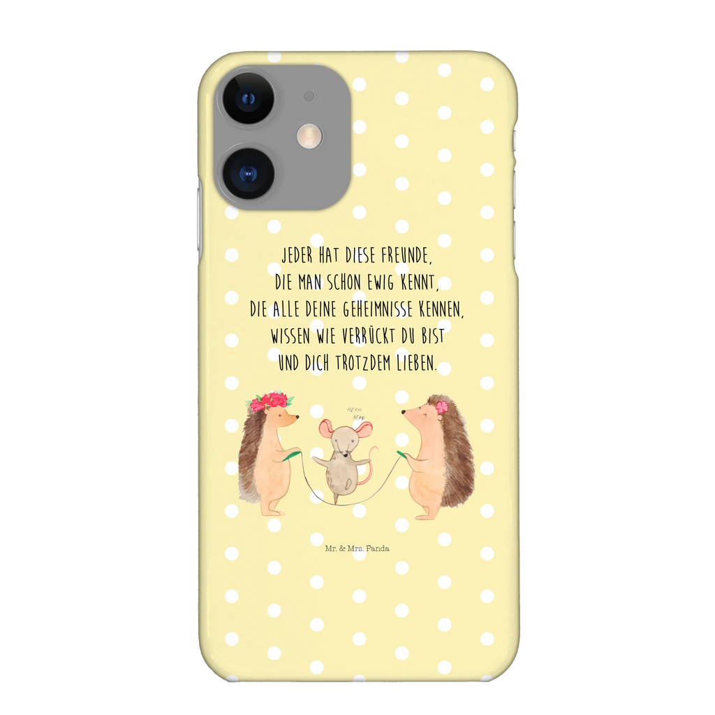 Handyhülle Igel Seilhüpfen Handyhülle, Handycover, Cover, Handy, Hülle, Iphone 10, Iphone X, Tiermotive, Gute Laune, lustige Sprüche, Tiere, Igel, Maus, Seilspringen, Seilhüpfen, Kinder, Kindergarten