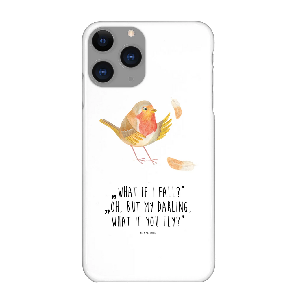 Handyhülle Rotkehlchen Federn Handyhülle, Handycover, Cover, Handy, Hülle, Iphone 10, Iphone X, Tiermotive, Gute Laune, lustige Sprüche, Tiere, What if i fall, Rotkehlchen, Spruch Motivation, Spruch Mut, Vogel, Motivation Sprüche, Motivationsbilder, fliegen