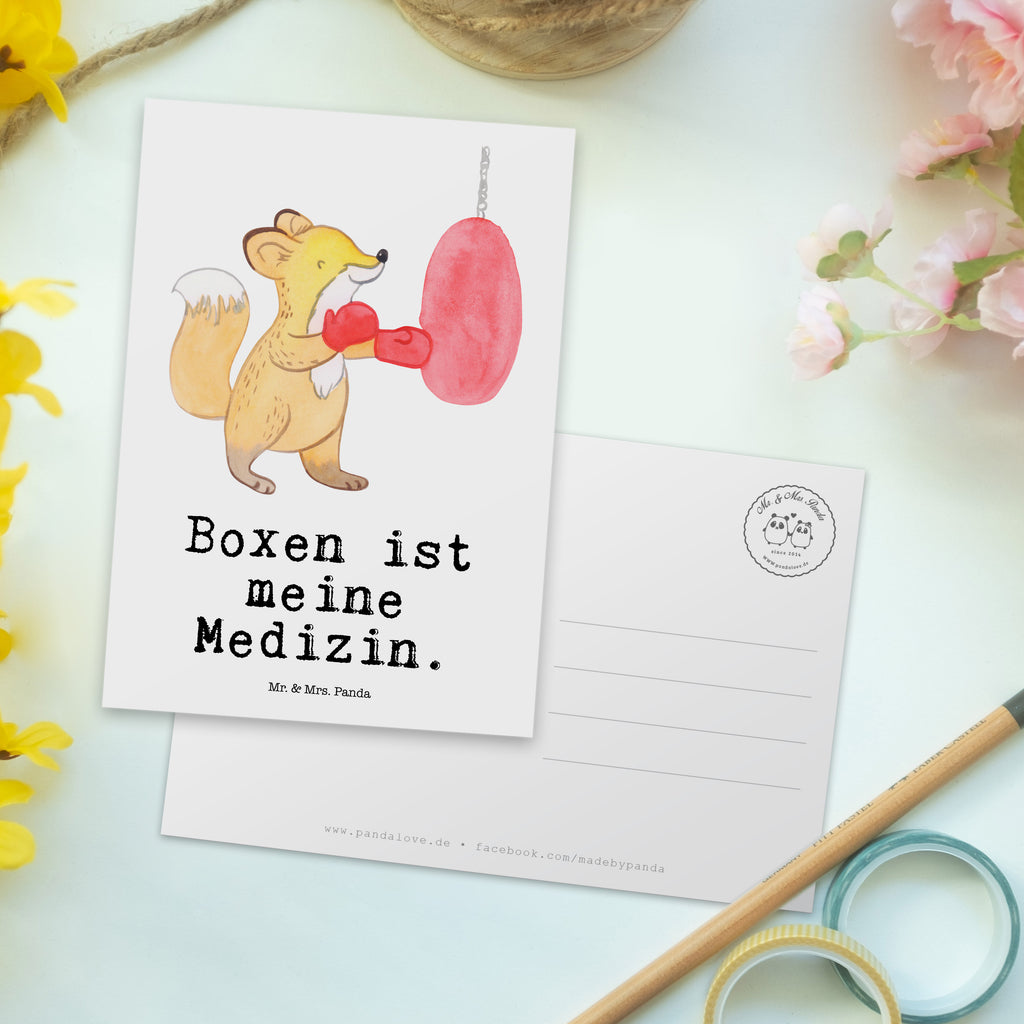 Postkarte Fuchs Boxen Medizin Postkarte, Karte, Geschenkkarte, Grußkarte, Einladung, Ansichtskarte, Geburtstagskarte, Einladungskarte, Dankeskarte, Ansichtskarten, Einladung Geburtstag, Einladungskarten Geburtstag, Geschenk, Sport, Sportart, Hobby, Schenken, Danke, Dankeschön, Auszeichnung, Gewinn, Sportler, Boxen, Boxkampf, Boxtraining