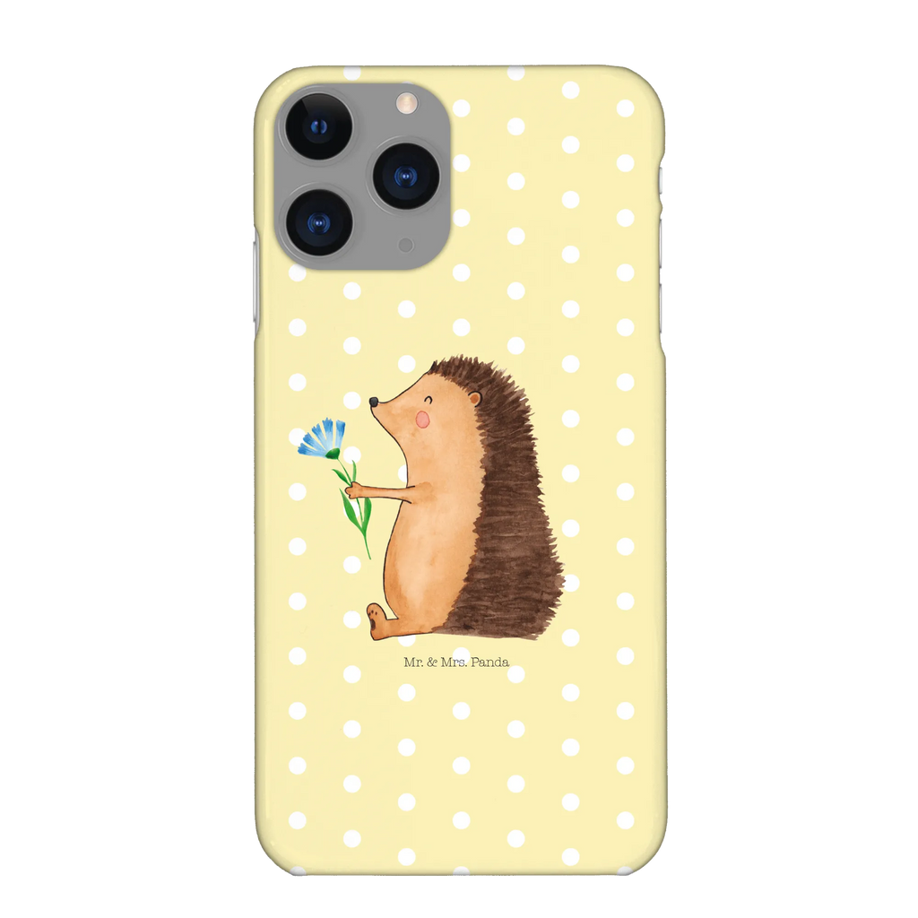 Handyhülle Igel Blumen Handyhülle, Handycover, Cover, Handy, Hülle, Iphone 10, Iphone X, Tiermotive, Gute Laune, lustige Sprüche, Tiere, Igel, Gute Besserung, Genesungswünsche, Krankheit, Krankenhaus, krank, Besuch