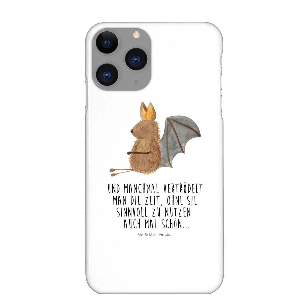 Handyhülle Fledermaus Sitzen Handyhülle, Handycover, Cover, Handy, Hülle, Iphone 10, Iphone X, Tiermotive, Gute Laune, lustige Sprüche, Tiere, Fledermaus, Fledermäuse, Motivation, entspannen