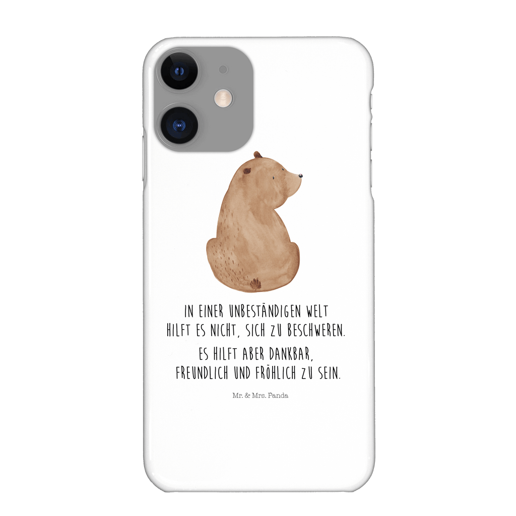 Handyhülle Bär Schulterblick Handyhülle, Handycover, Cover, Handy, Hülle, Iphone 10, Iphone X, Bär, Teddy, Teddybär, Selbstachtung, Weltansicht, Motivation, Bären, Bärenliebe, Weisheit