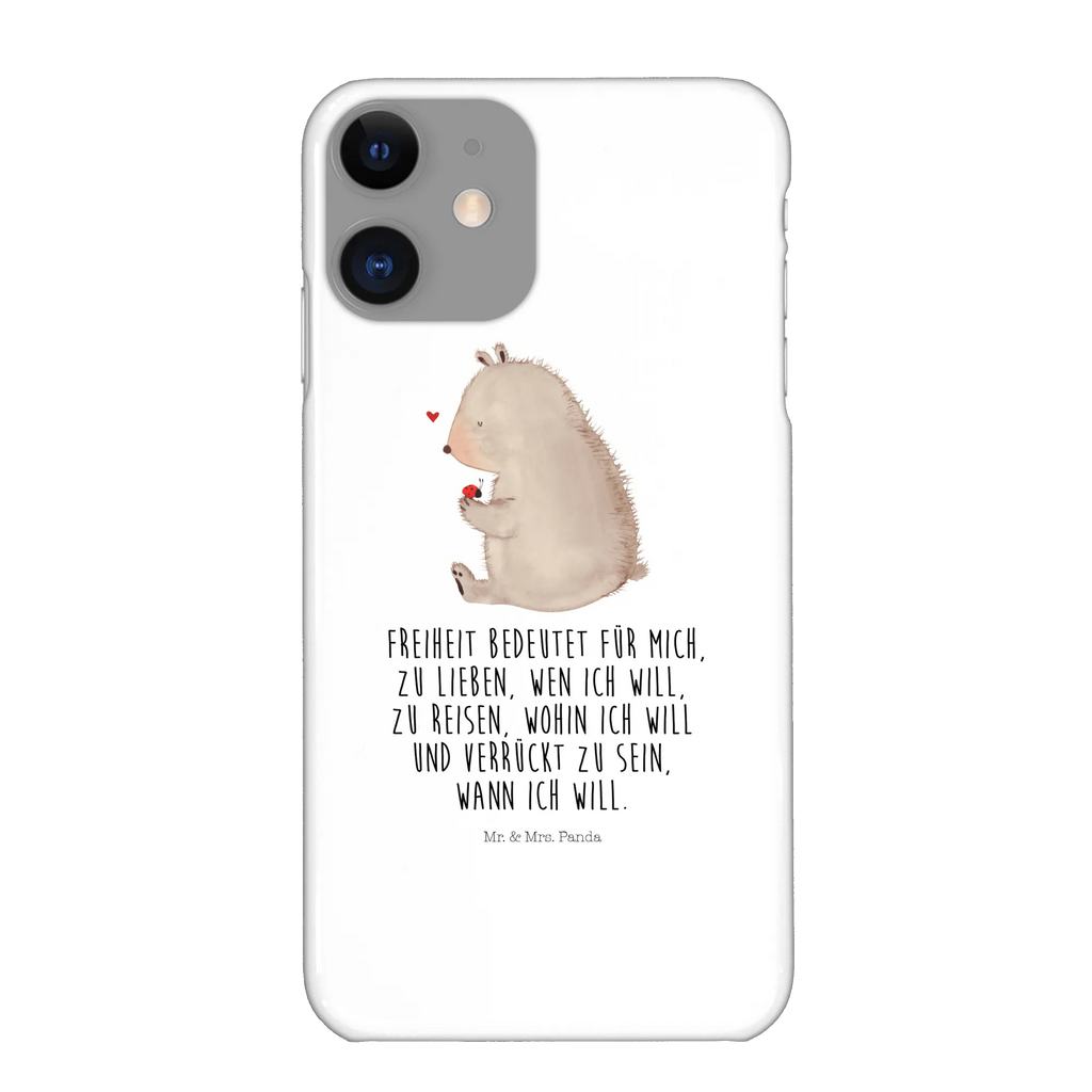 Handyhülle Bär Marienkäfer Handyhülle, Handycover, Cover, Handy, Hülle, Iphone 10, Iphone X, Bär, Teddy, Teddybär, Marienkäfer, Liebe, Freiheit, Motivation, Das Leben ist schön