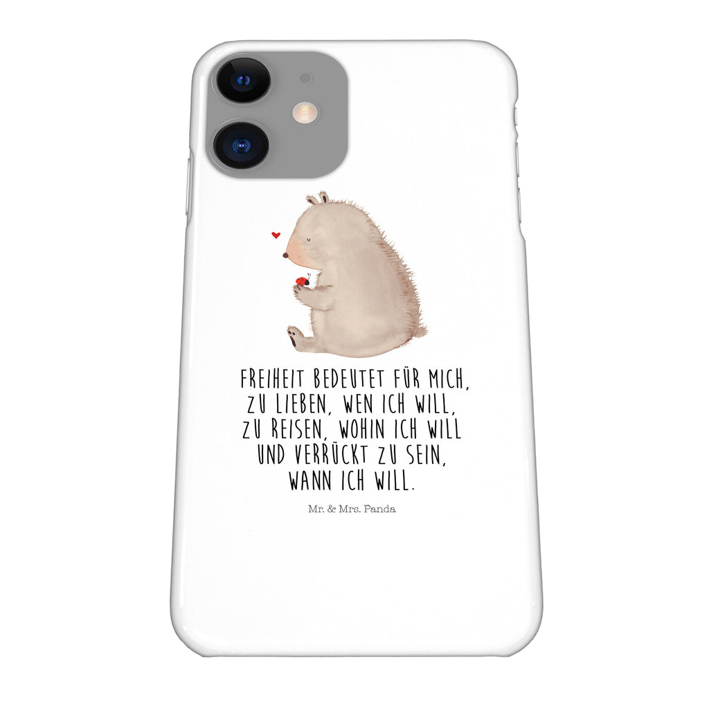 Handyhülle Bär Marienkäfer Iphone 11 Pro Handyhülle, Iphone 11 Pro, Handyhülle, Premium Kunststoff, Bär, Teddy, Teddybär, Marienkäfer, Liebe, Freiheit, Motivation, Das Leben ist schön