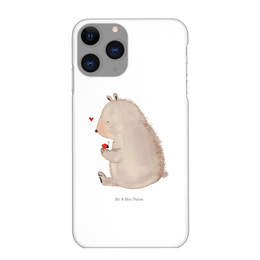 Handyhülle Bär Marienkäfer Iphone XR Handyhülle, Iphone XR, Handyhülle, Premium Kunststoff, Bär, Teddy, Teddybär, Marienkäfer, Liebe, Freiheit, Motivation, Das Leben ist schön