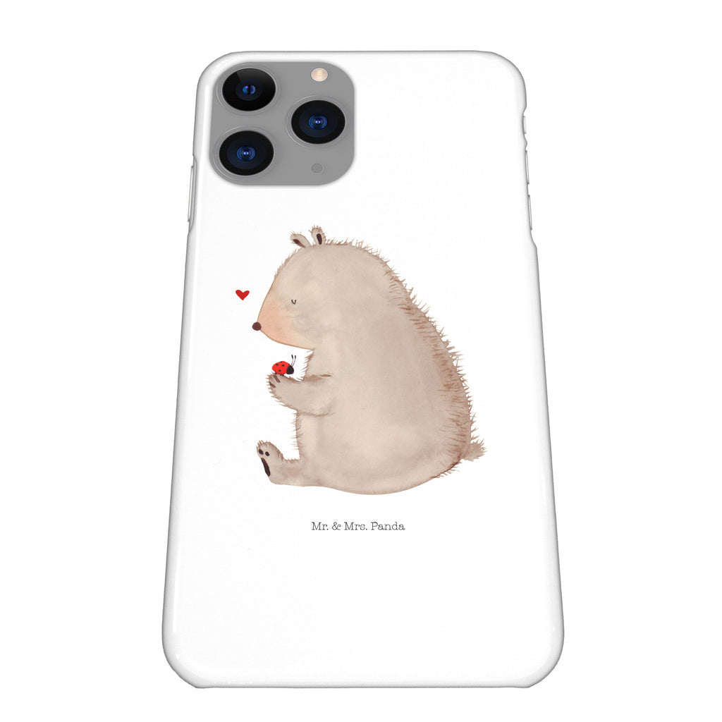 Handyhülle Bär Marienkäfer Iphone 11, Handyhülle, Smartphone Hülle, Handy Case, Handycover, Hülle, Bär, Teddy, Teddybär, Marienkäfer, Liebe, Freiheit, Motivation, Das Leben ist schön