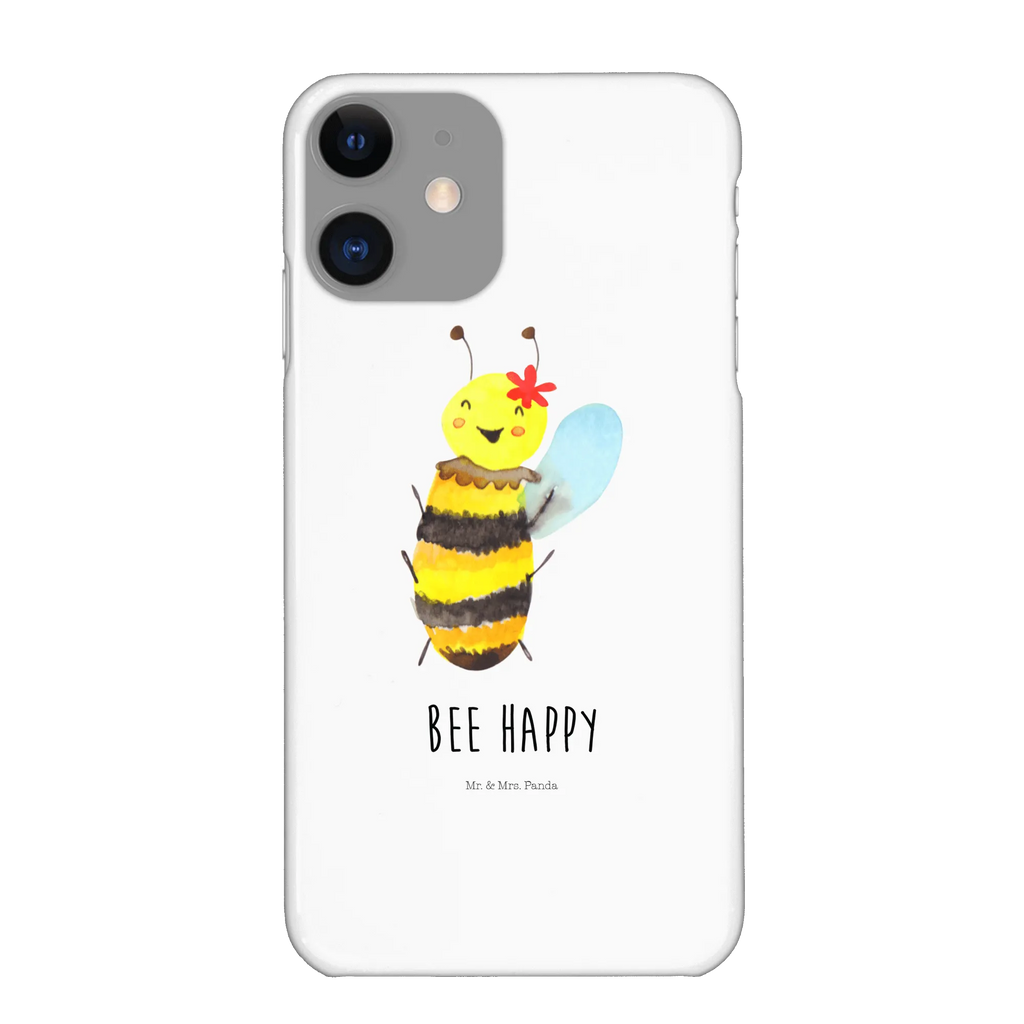 Handyhülle Biene Happy Handyhülle, Handycover, Cover, Handy, Hülle, Samsung Galaxy S8 plus, Biene, Wespe, Hummel