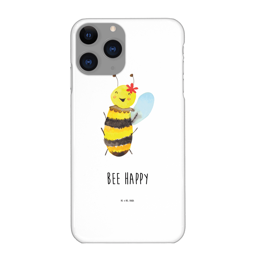 Handyhülle Biene Happy Handyhülle, Handycover, Cover, Handy, Hülle, Samsung Galaxy S8 plus, Biene, Wespe, Hummel