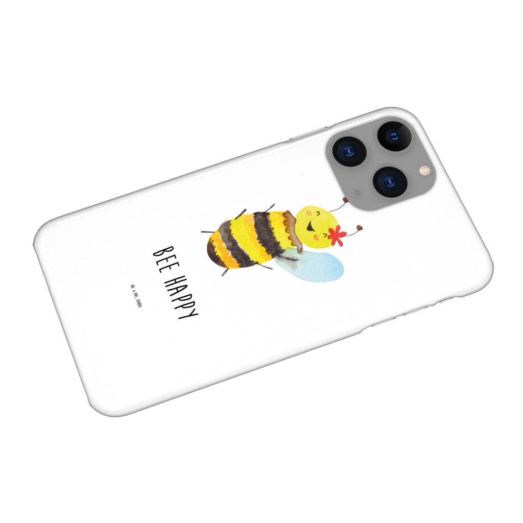 Handyhülle Biene Happy Handyhülle, Handycover, Cover, Handy, Hülle, Samsung Galaxy S8 plus, Biene, Wespe, Hummel