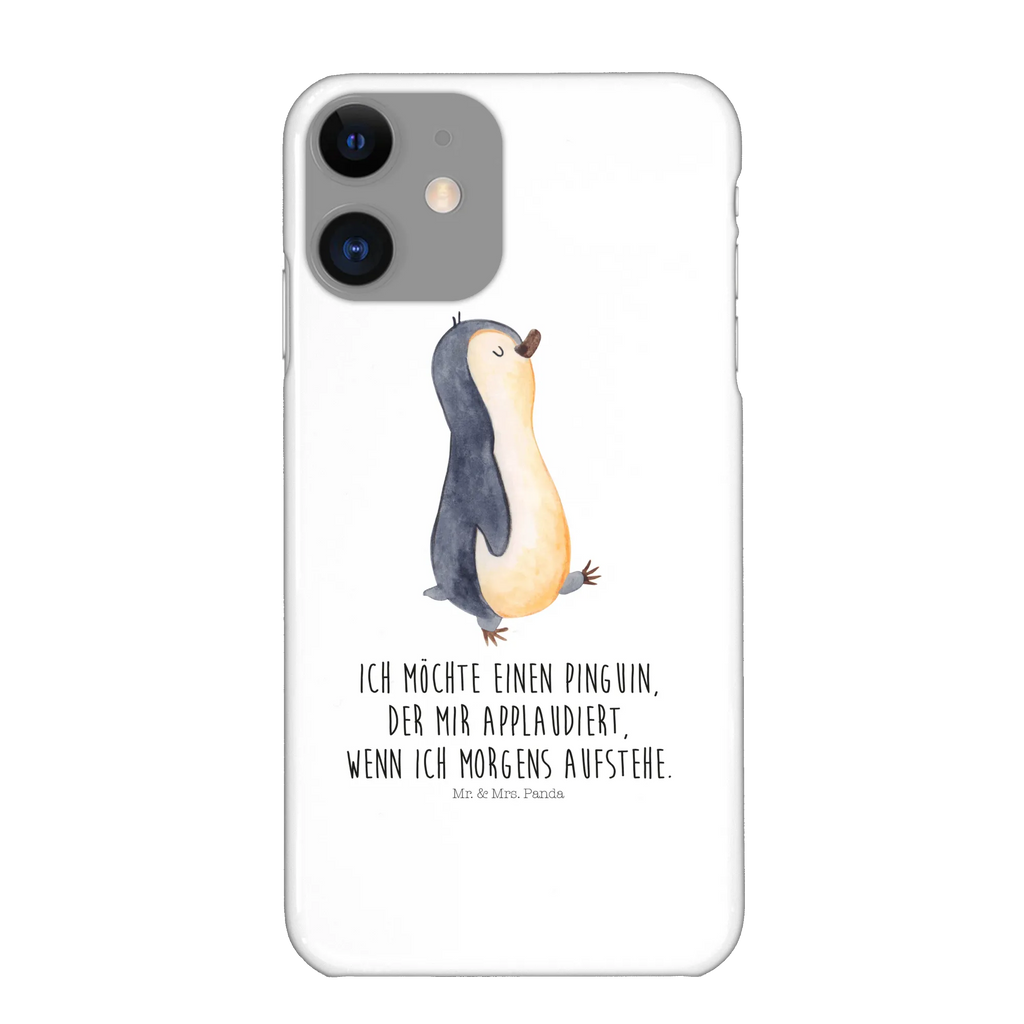 Handyhülle Pinguin marschieren Handyhülle, Handycover, Cover, Handy, Hülle, Iphone 10, Iphone X, Pinguin, Pinguine, Frühaufsteher, Langschläfer, Bruder, Schwester, Familie