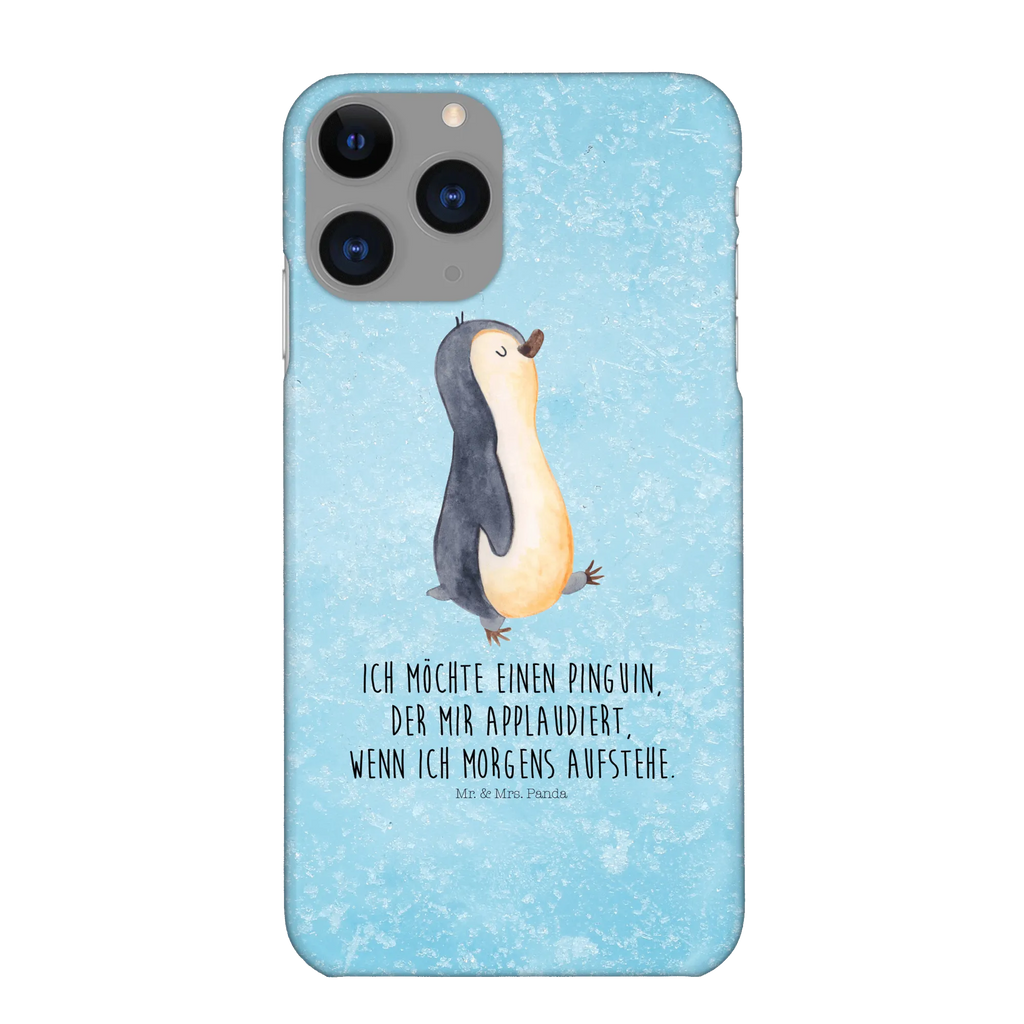 Handyhülle Pinguin marschieren Handyhülle, Handycover, Cover, Handy, Hülle, Iphone 10, Iphone X, Pinguin, Pinguine, Frühaufsteher, Langschläfer, Bruder, Schwester, Familie