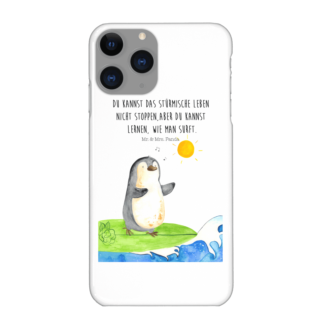 Handyhülle Pinguin Surfer Handyhülle, Handycover, Cover, Handy, Hülle, Iphone 10, Iphone X, Pinguin, Pinguine, surfen, Surfer, Hawaii, Urlaub, Wellen, Wellen reiten, Portugal