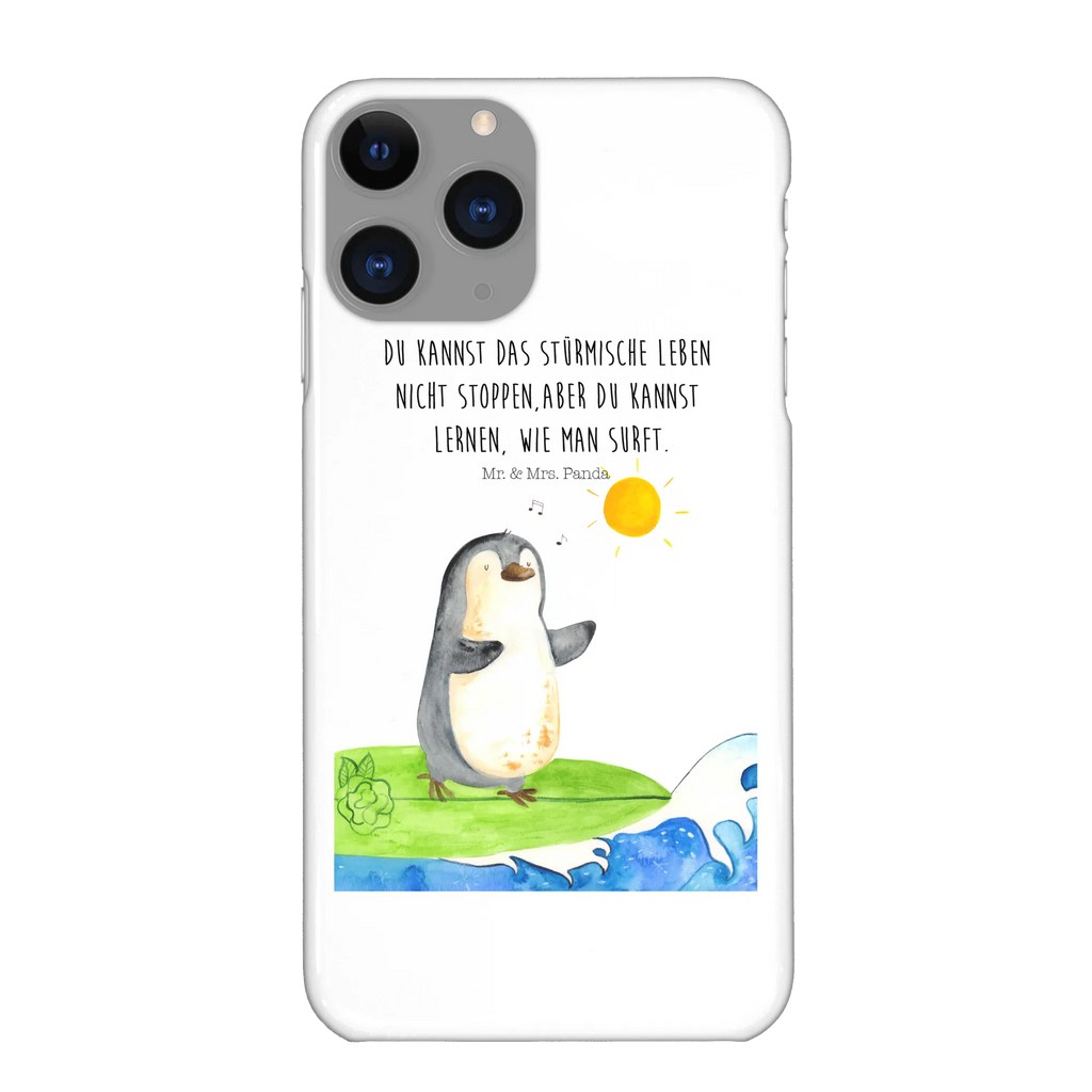 Handyhülle Pinguin Surfer Handyhülle, Handycover, Cover, Handy, Hülle, Iphone 10, Iphone X, Pinguin, Pinguine, surfen, Surfer, Hawaii, Urlaub, Wellen, Wellen reiten, Portugal