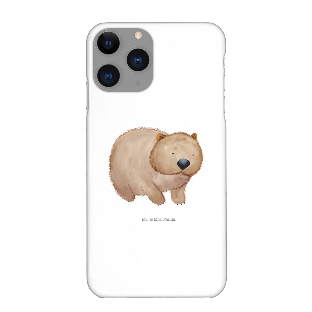 Handyhülle Wombat Handyhülle, Handycover, Cover, Handy, Hülle, Iphone 10, Iphone X, Tiermotive, Gute Laune, lustige Sprüche, Tiere, Wombat, Das Leben ist schön, Motivation, Spruch, Australien