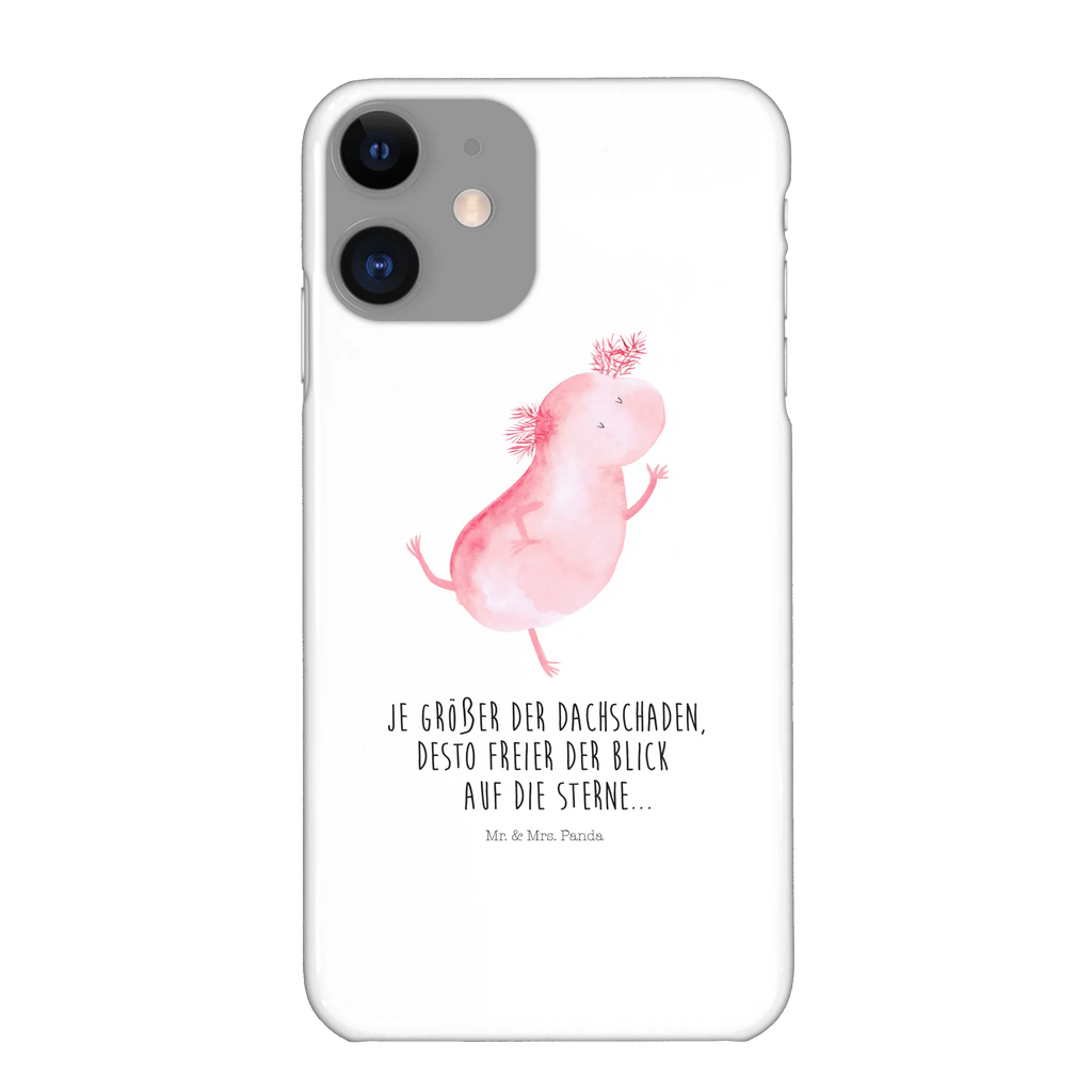 Handyhülle Axolotl Tanzen Handyhülle, Handycover, Cover, Handy, Hülle, Iphone 10, Iphone X, Axolotl, Molch, Axolot, Schwanzlurch, Lurch, Lurche, Dachschaden, Sterne, verrückt, Freundin, beste Freundin