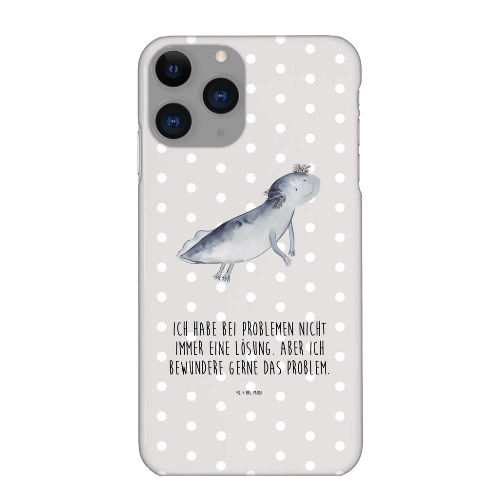 Handyhülle Axolotl Schwimmen Handyhülle, Handycover, Cover, Handy, Hülle, Iphone 10, Iphone X, Axolotl, Molch, Axolot, Schwanzlurch, Lurch, Lurche, Problem, Probleme, Lösungen, Motivation