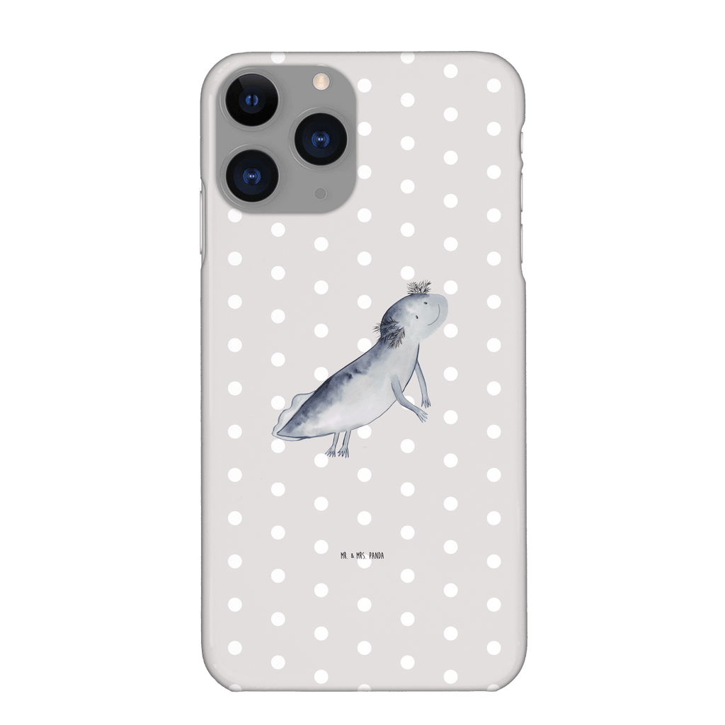 Handyhülle Axolotl Schwimmen Handyhülle, Handycover, Cover, Handy, Hülle, Iphone 10, Iphone X, Axolotl, Molch, Axolot, Schwanzlurch, Lurch, Lurche, Problem, Probleme, Lösungen, Motivation