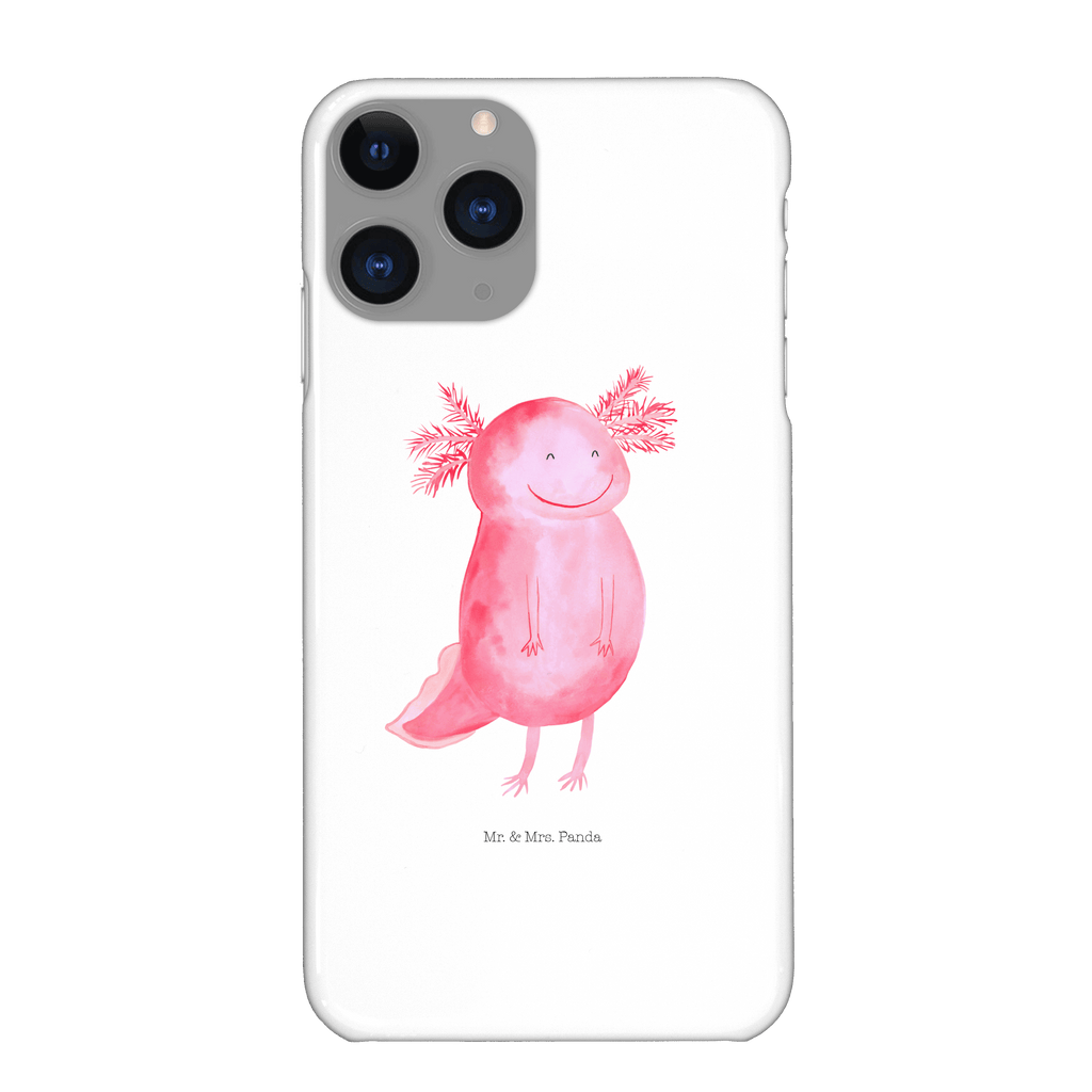 Handyhülle Axolotl Glücklich Handyhülle, Handycover, Cover, Handy, Hülle, Iphone 10, Iphone X, Axolotl, Molch, Axolot, Schwanzlurch, Lurch, Lurche, Motivation, gute Laune