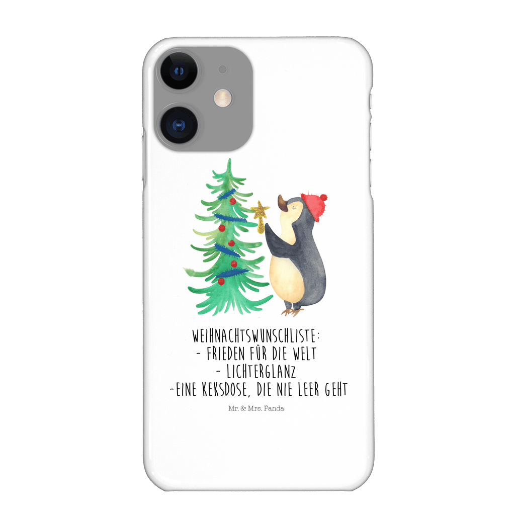 Handyhülle Pinguin Weihnachtsbaum Handyhülle, Handycover, Cover, Handy, Hülle, Iphone 10, Iphone X, Winter, Weihnachten, Weihnachtsdeko, Nikolaus, Advent, Heiligabend, Wintermotiv, Pinguin