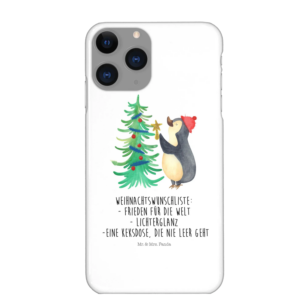 Handyhülle Pinguin Weihnachtsbaum Handyhülle, Handycover, Cover, Handy, Hülle, Iphone 10, Iphone X, Winter, Weihnachten, Weihnachtsdeko, Nikolaus, Advent, Heiligabend, Wintermotiv, Pinguin