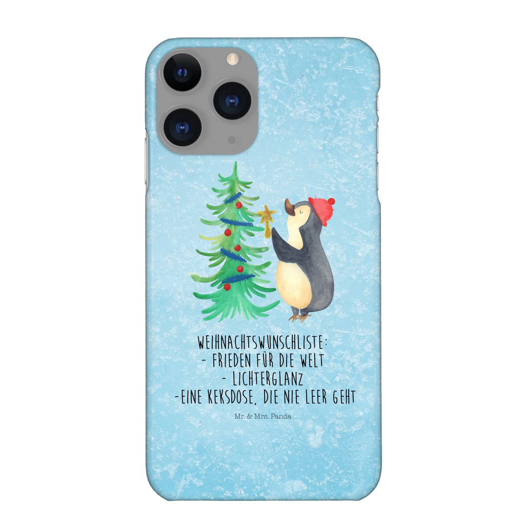 Handyhülle Pinguin Weihnachtsbaum Handyhülle, Handycover, Cover, Handy, Hülle, Iphone 10, Iphone X, Winter, Weihnachten, Weihnachtsdeko, Nikolaus, Advent, Heiligabend, Wintermotiv, Pinguin