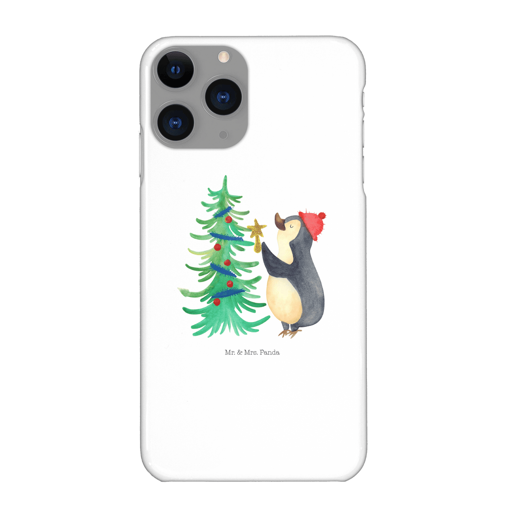 Handyhülle Pinguin Weihnachtsbaum Iphone 11 Pro Handyhülle, Iphone 11 Pro, Handyhülle, Premium Kunststoff, Winter, Weihnachten, Weihnachtsdeko, Nikolaus, Advent, Heiligabend, Wintermotiv, Pinguin