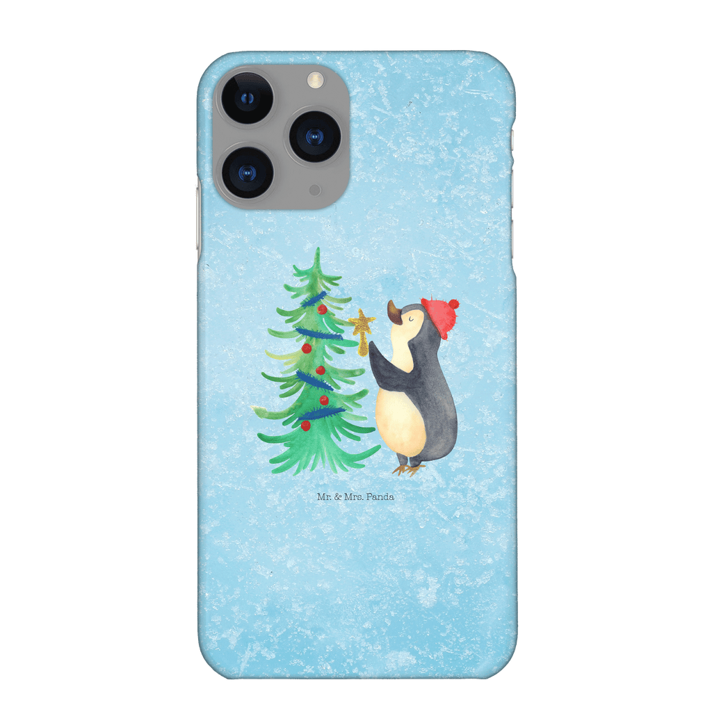 Handyhülle Pinguin Weihnachtsbaum Handyhülle, Handycover, Cover, Handy, Hülle, Iphone 10, Iphone X, Winter, Weihnachten, Weihnachtsdeko, Nikolaus, Advent, Heiligabend, Wintermotiv, Pinguin