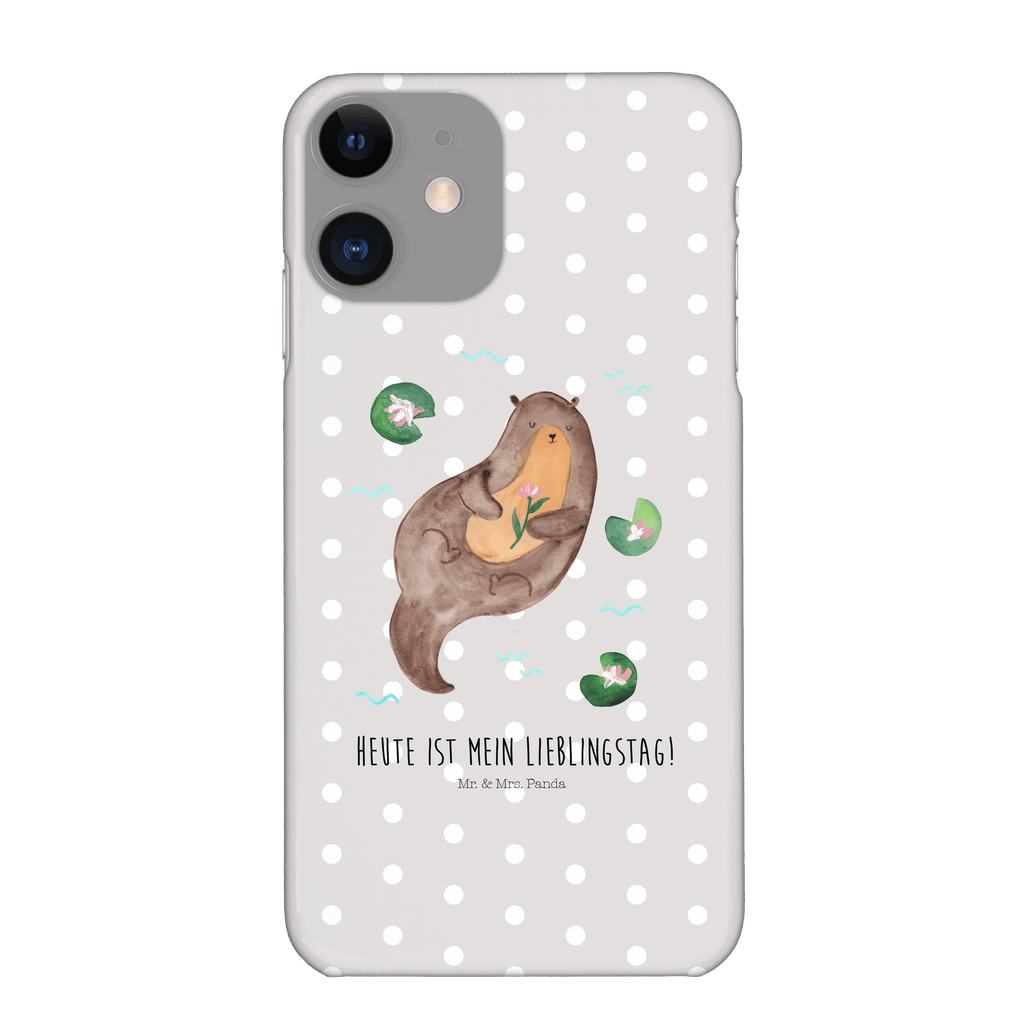 Handyhülle Otter Seerose Handyhülle, Handycover, Cover, Handy, Hülle, Iphone 10, Iphone X, Otter, Fischotter, Seeotter, Otter Seeotter See Otter