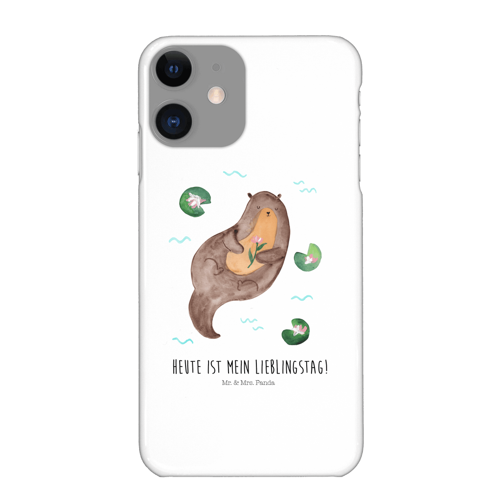 Handyhülle Otter Seerose Handyhülle, Handycover, Cover, Handy, Hülle, Iphone 10, Iphone X, Otter, Fischotter, Seeotter, Otter Seeotter See Otter