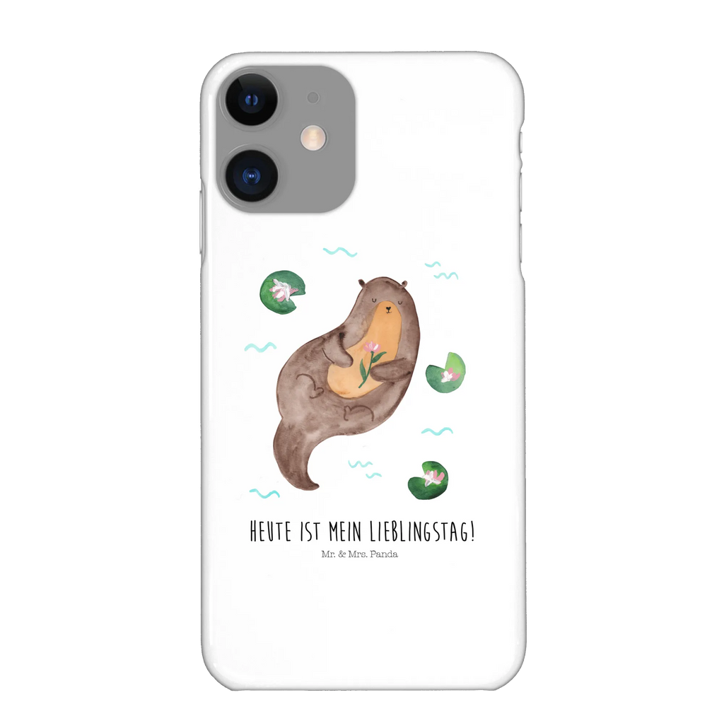 Handyhülle Otter Seerose Handyhülle, Handycover, Cover, Handy, Hülle, Iphone 10, Iphone X, Otter, Fischotter, Seeotter, Otter Seeotter See Otter